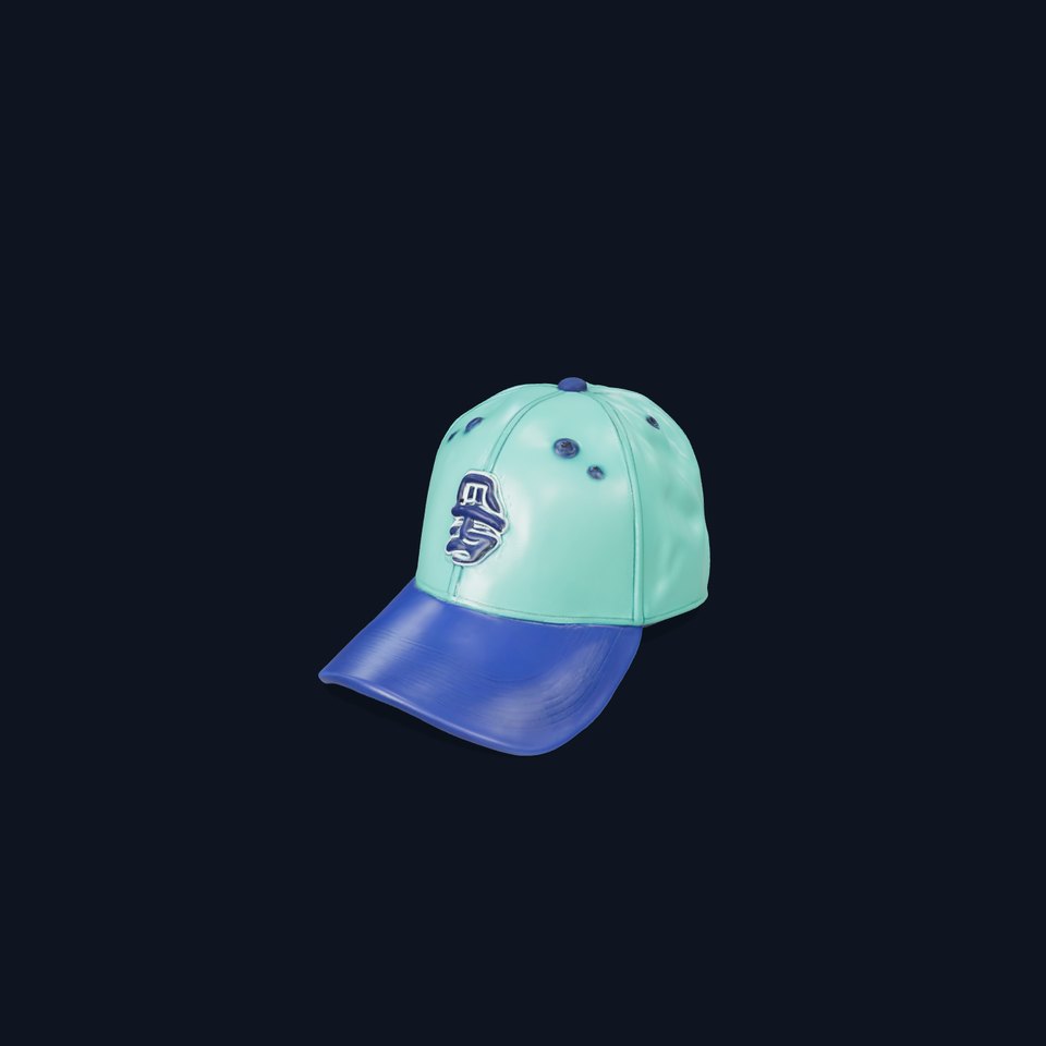 Green Baseball Cap model pack