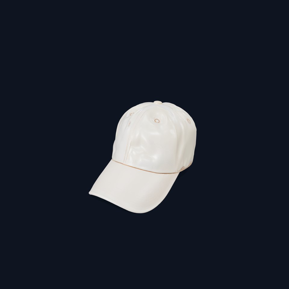 Elegant Ivory Baseball Cap model pack