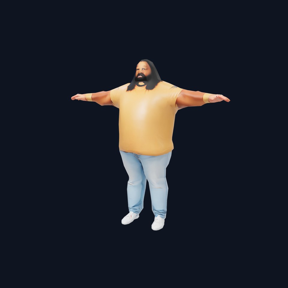 Casual Denim Outfit model pack