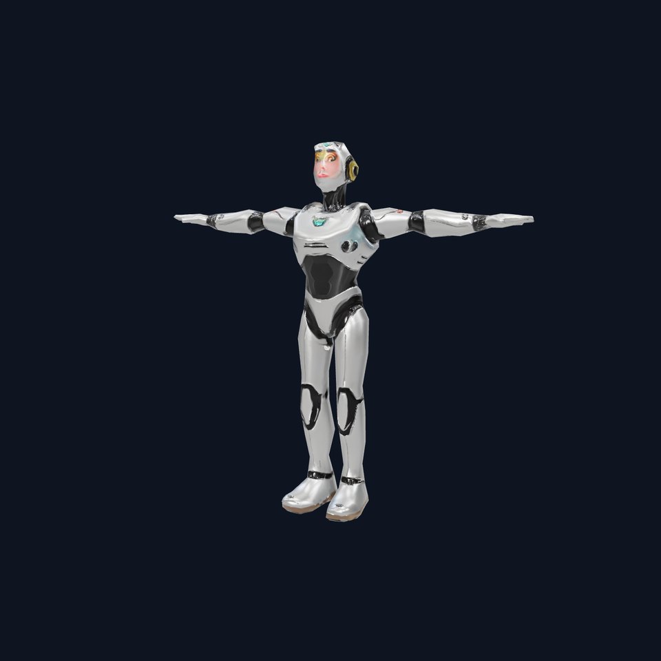 Advanced Humanoid Robot model pack