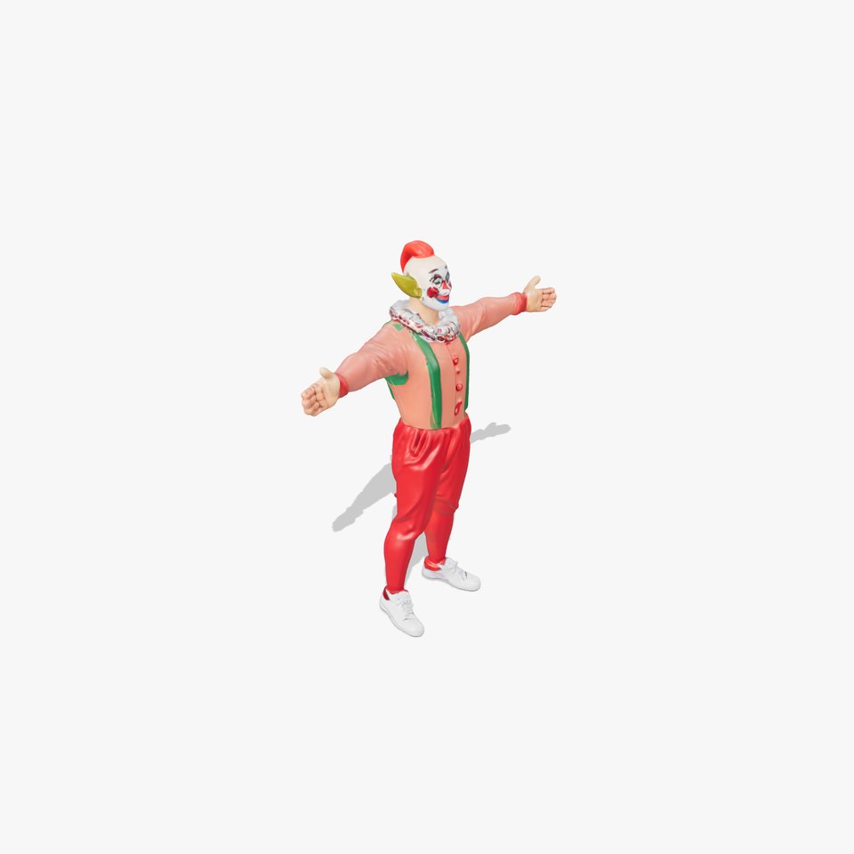 Colorful Clown Costume model pack