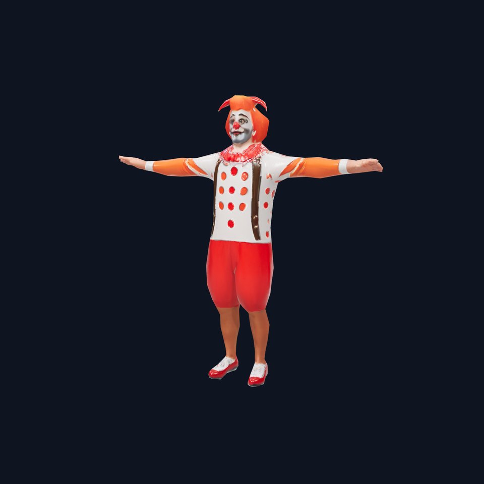 Colorful Clown Character model pack