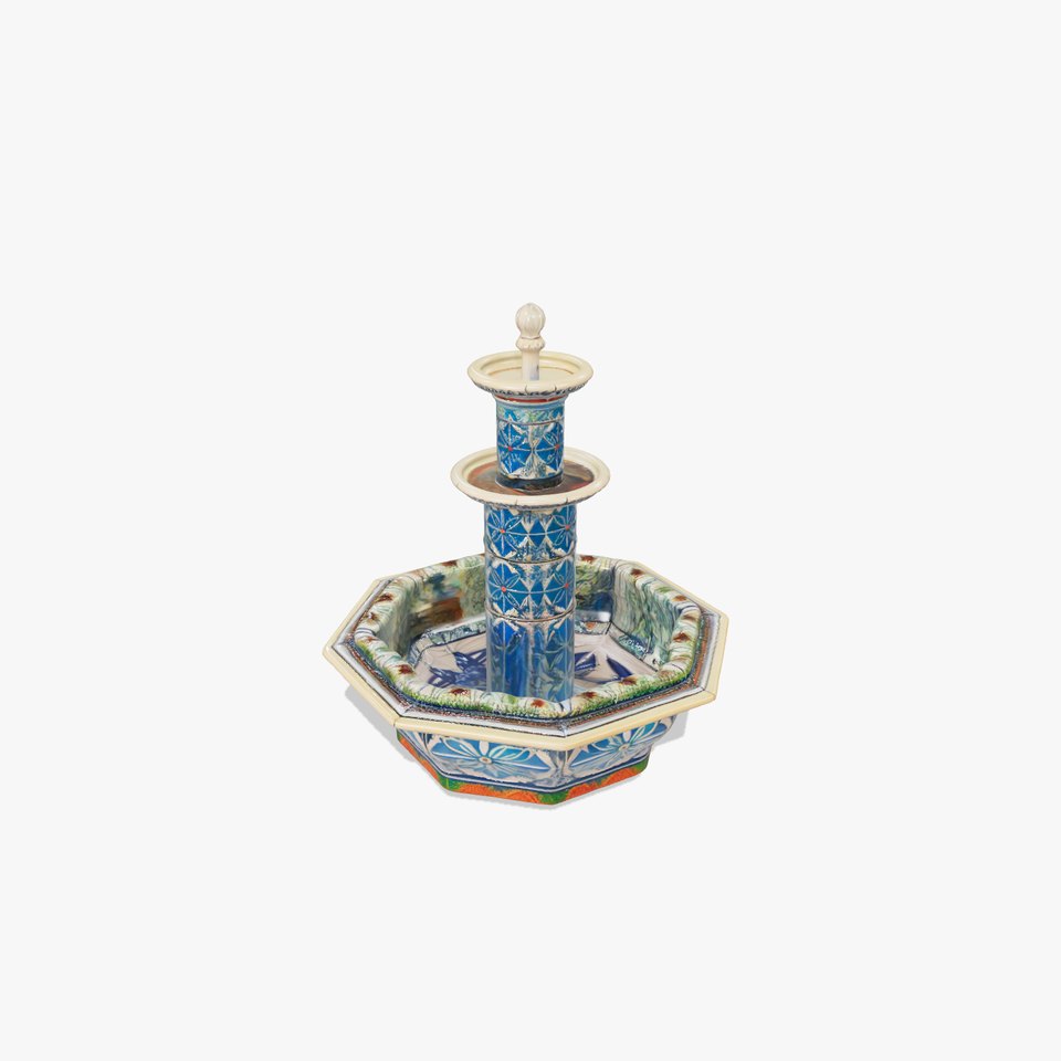 Elegant Mosaic Fountain model pack