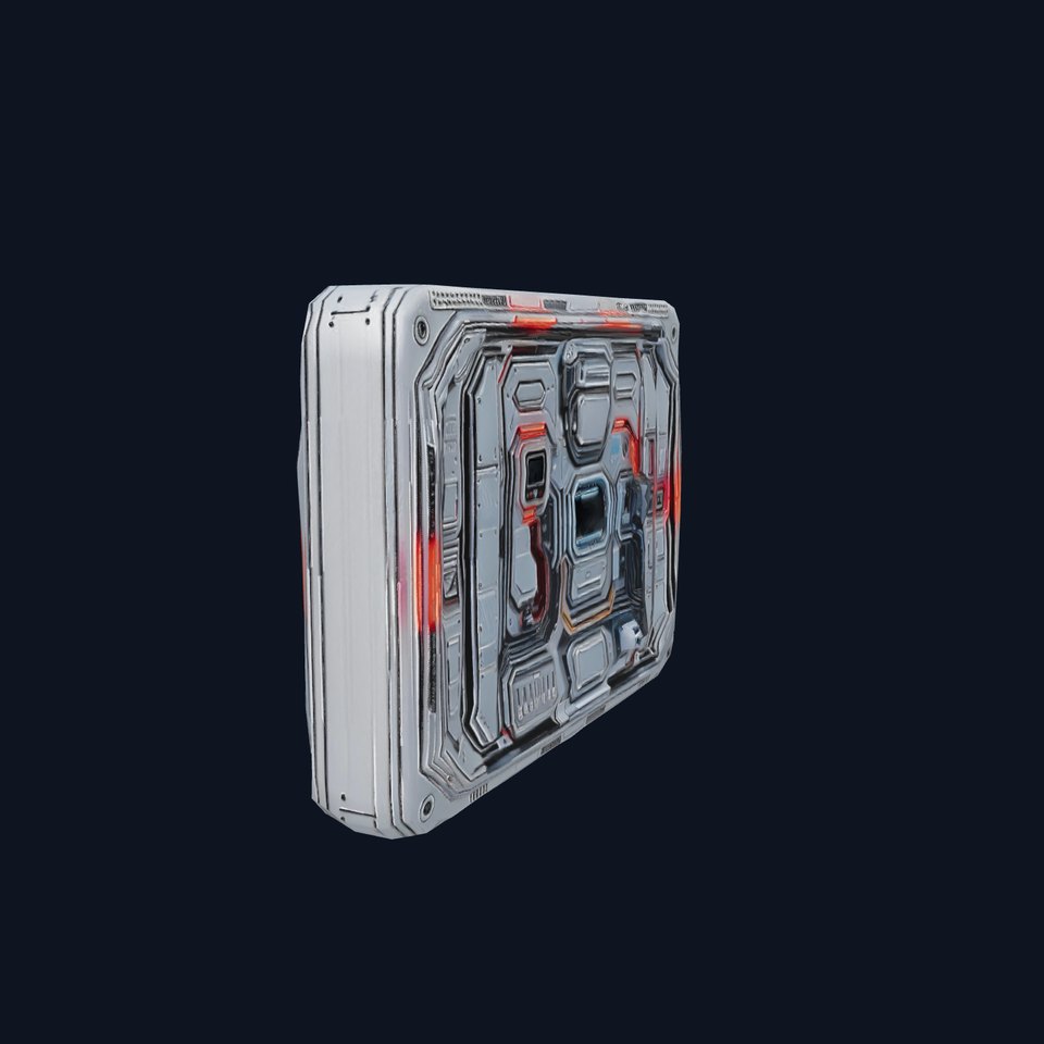 Futuristic Control Panel model pack