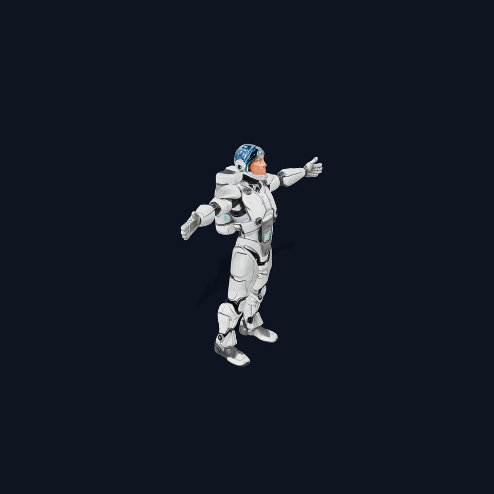Silver Cybersuit model pack