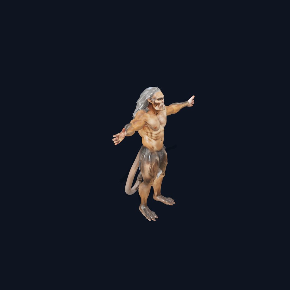 Mythical Satyr Creature model pack
