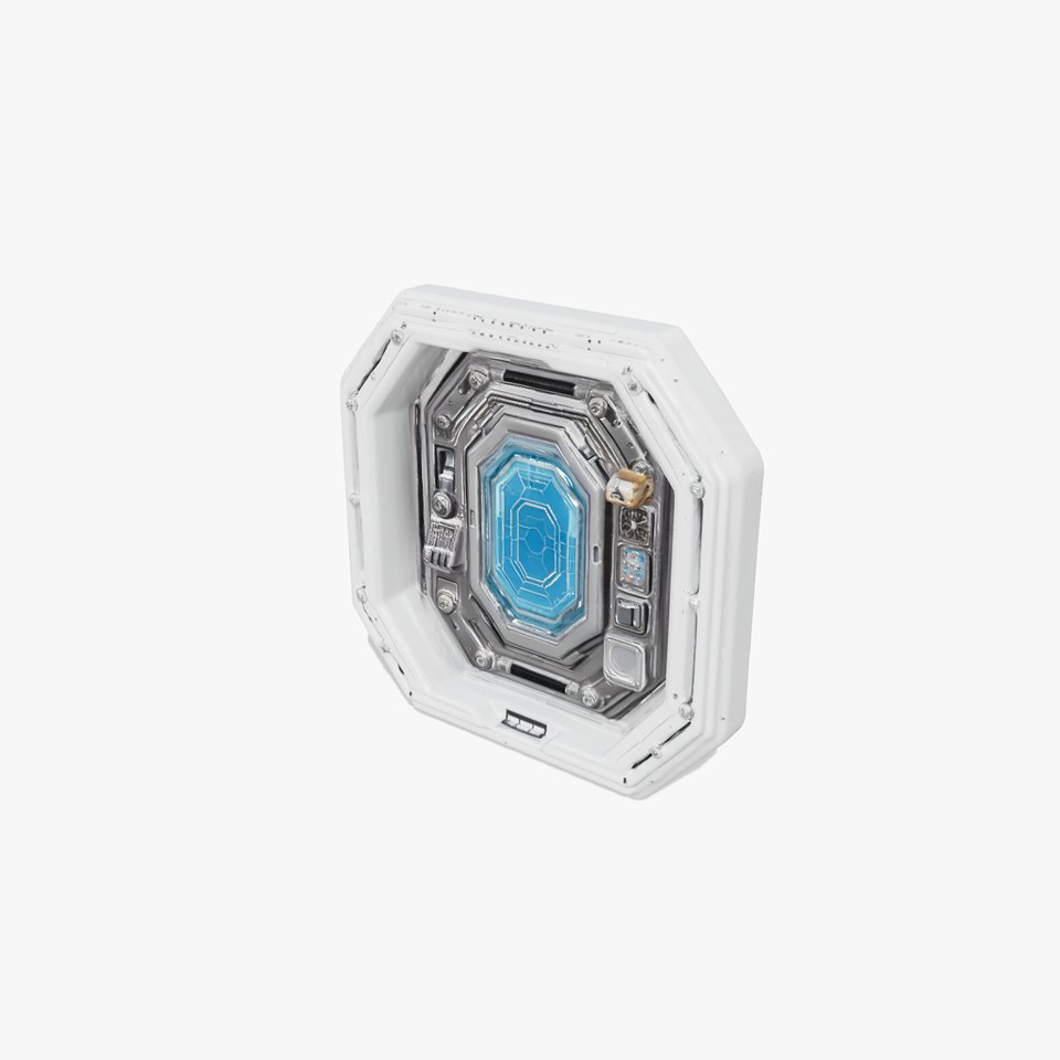 Futuristic Steel Door model pack