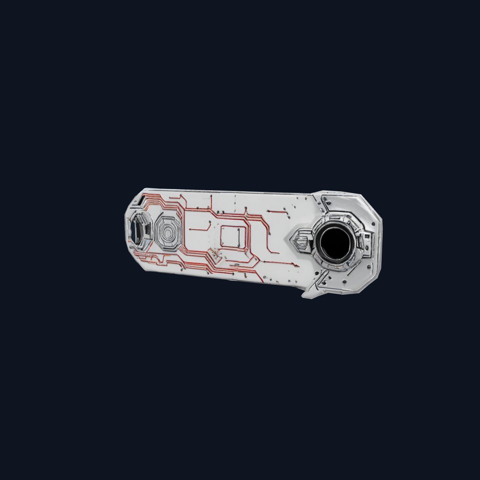 Futuristic Metallic Panel model pack