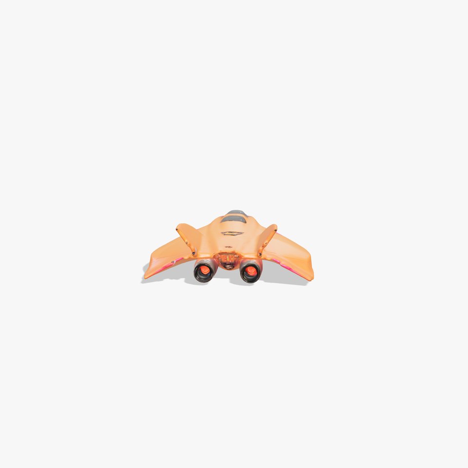 Orange Jet Fighter model pack