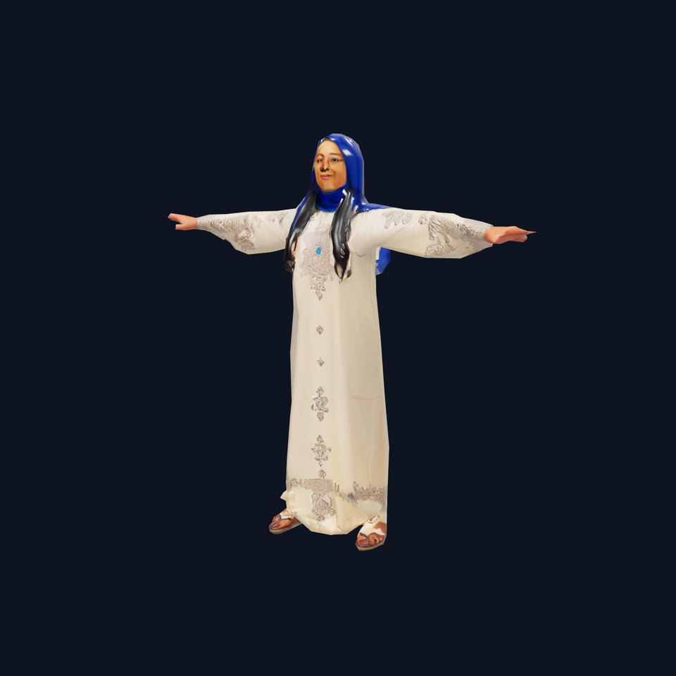 Elegant Beige Dress model pack