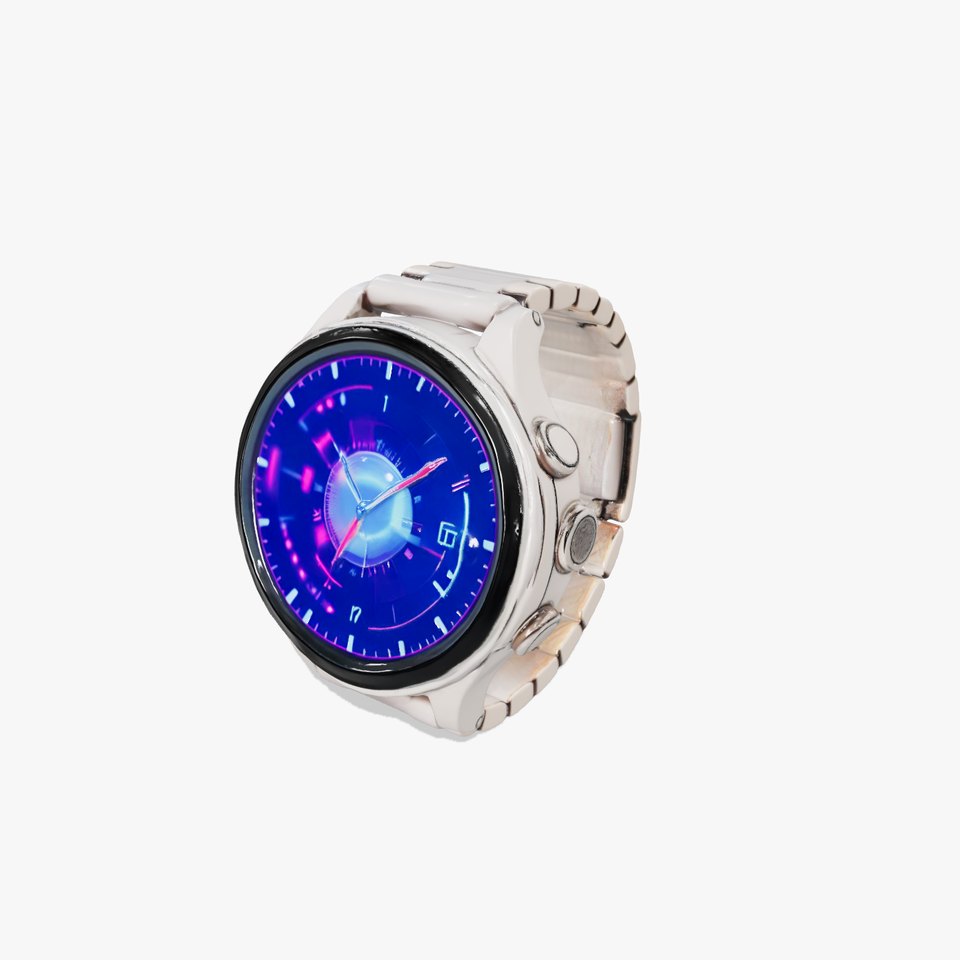 Futuristic Steel Watch model pack