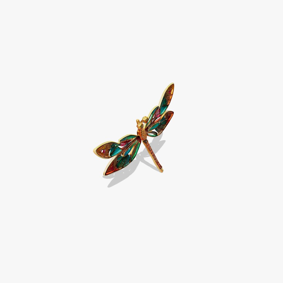 Elegant Dragonfly Brooch model pack