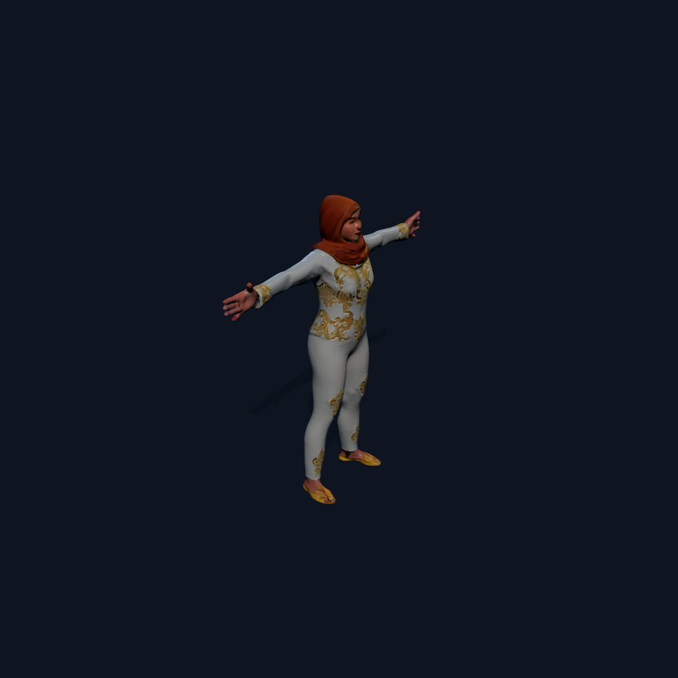 Golden Embroidered Bodysuit model pack