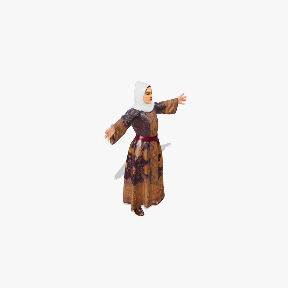 Elegant Kaftan Wearable model pack