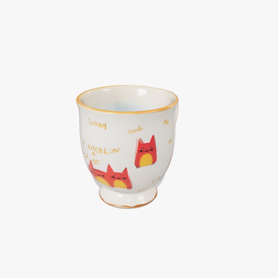 Cute Cat Mug model pack