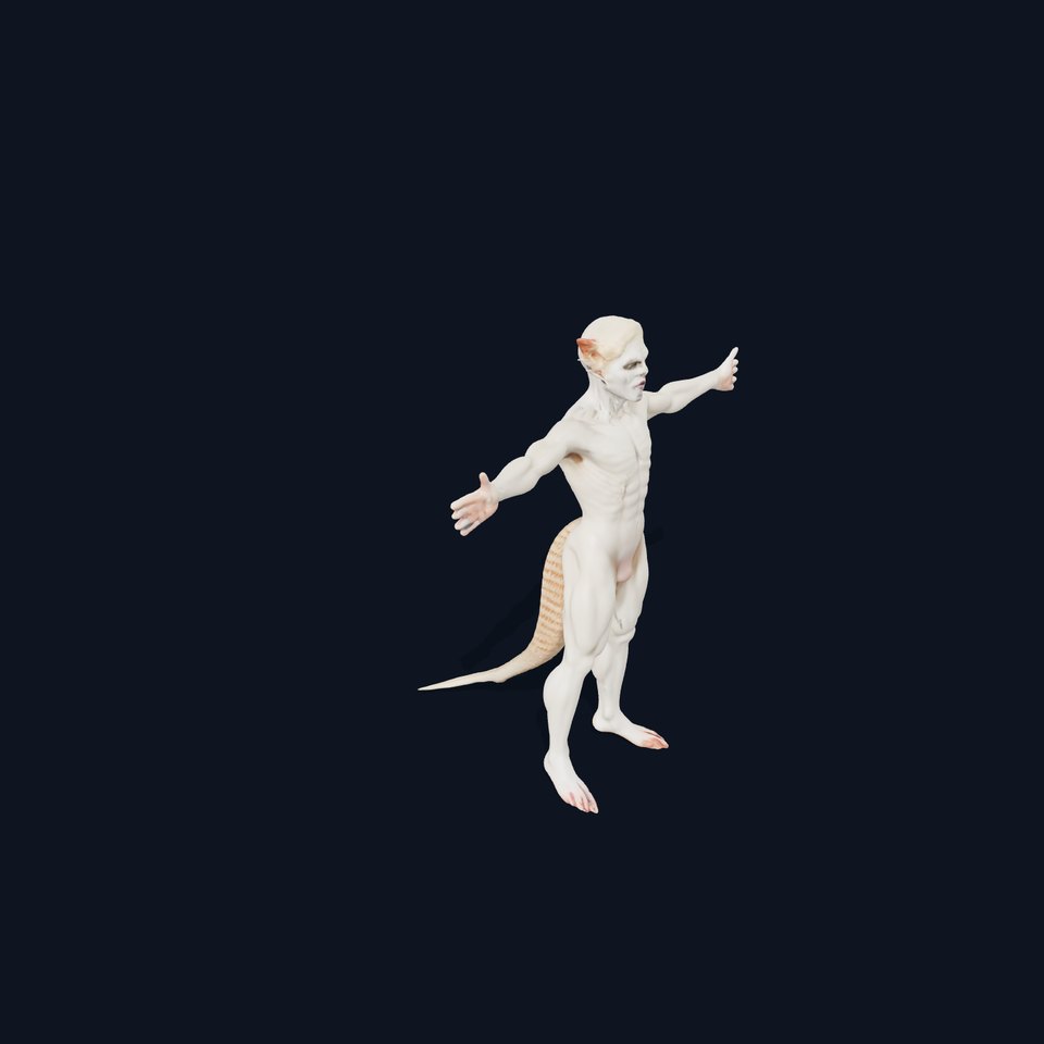 Catlike Humanoid Creature model pack