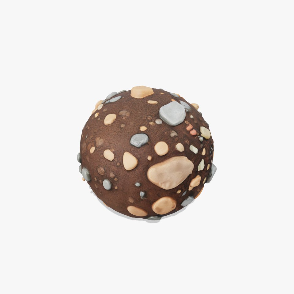 Rocky Terrain Sphere model pack