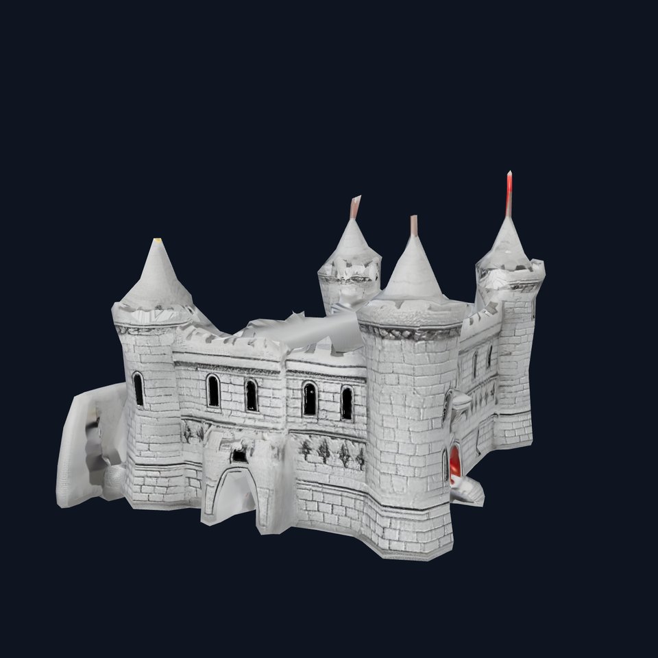 Medieval Stone Castle model pack
