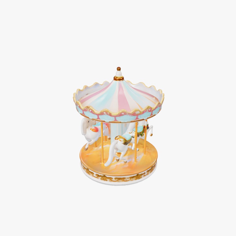 Vintage Carousel model pack