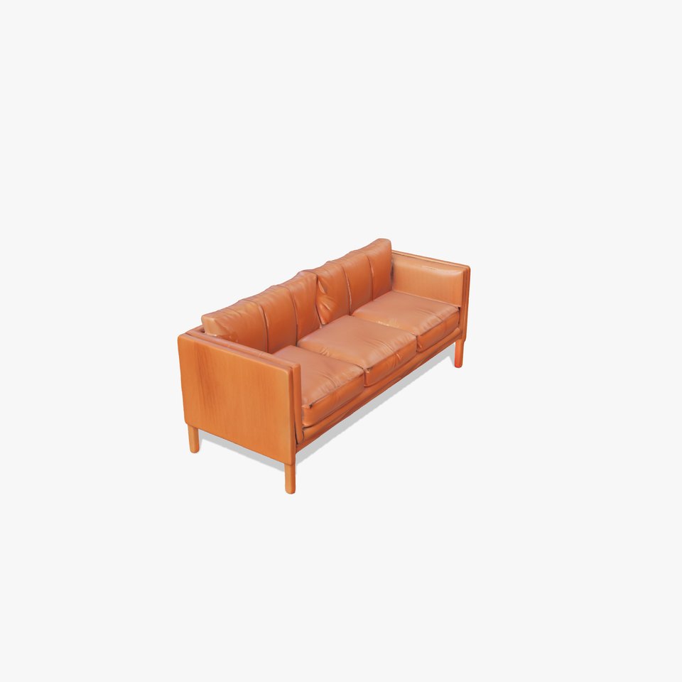Classic Leather Sofa model pack