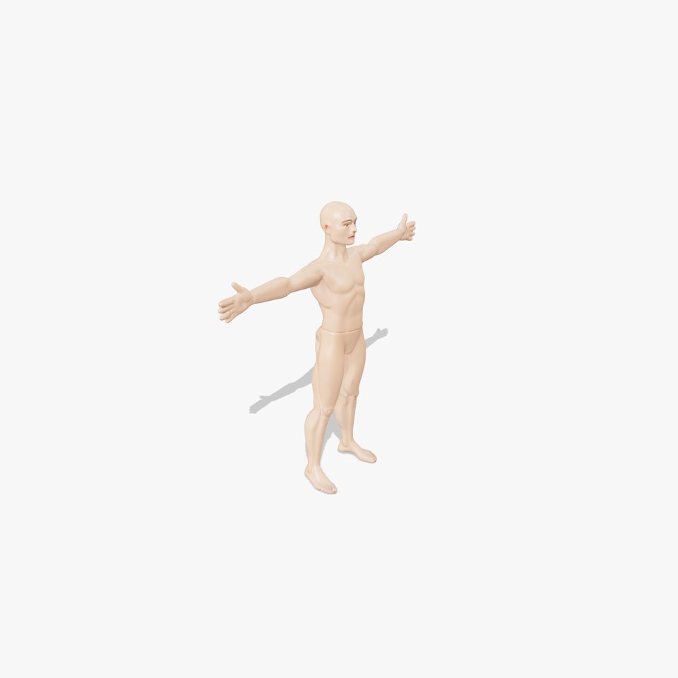 Realistic Poseable Mannequin model pack