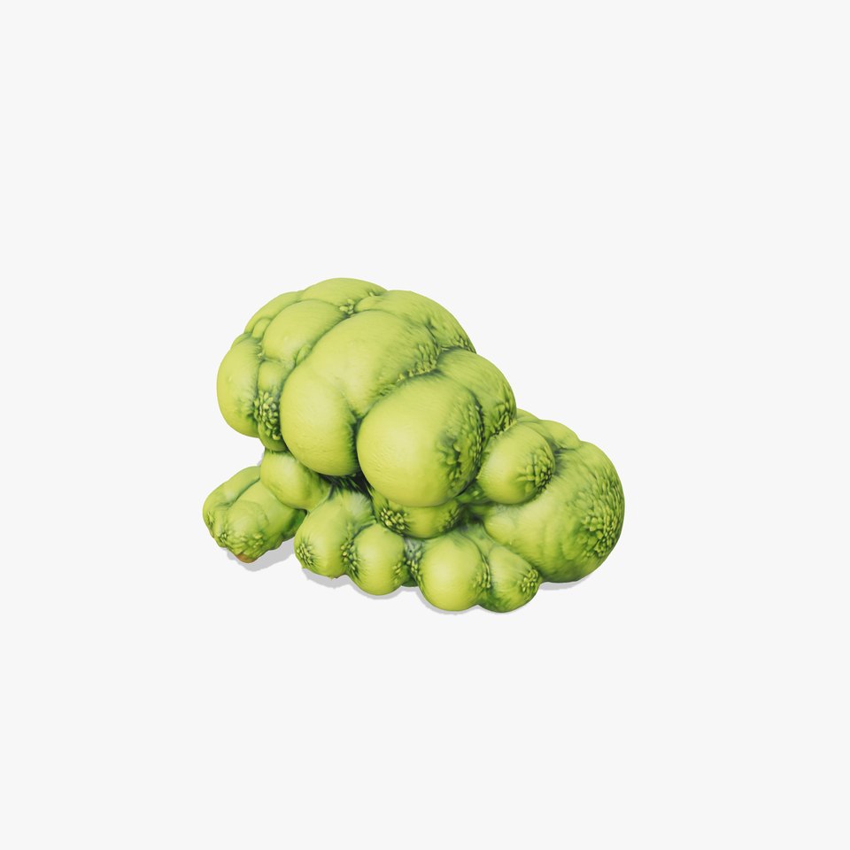 Vibrant Moss Cluster model pack