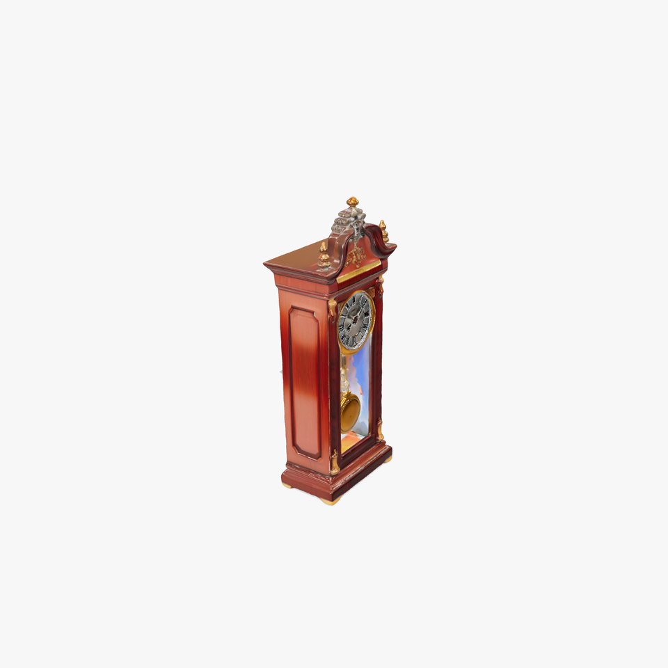 Antique Wood Clock model pack