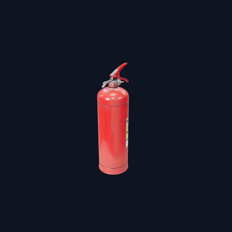 Classic Red Fire Extinguisher model pack