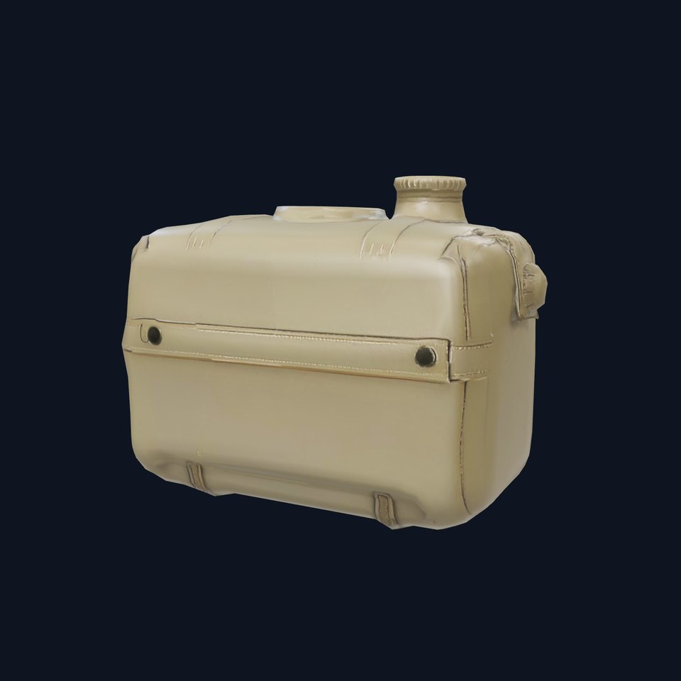 Olive Fuel Canister model pack