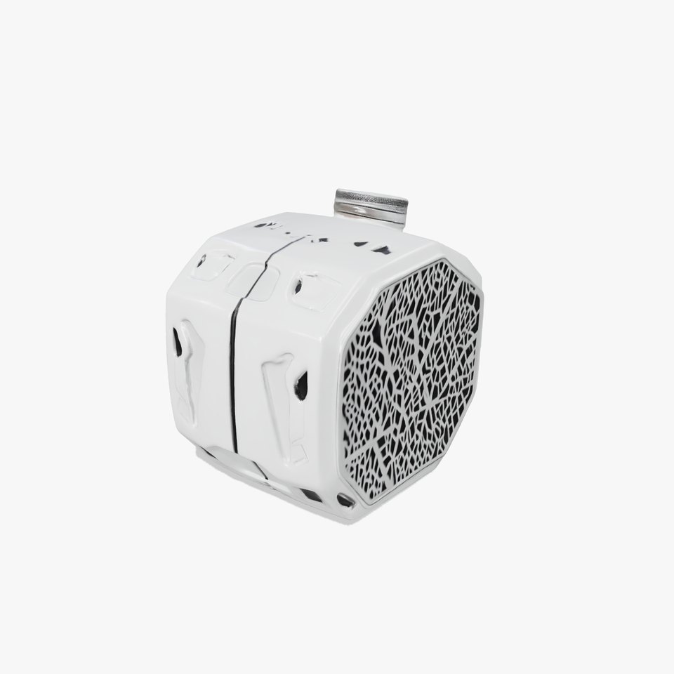 Silver Geometric Speaker model pack