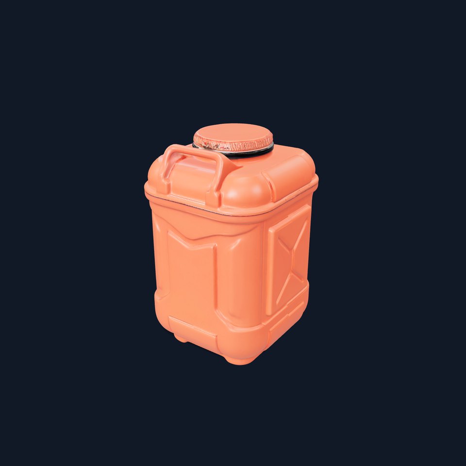 Coral Fuel Canister model pack