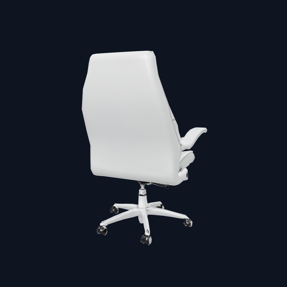 White Executive Chair model pack