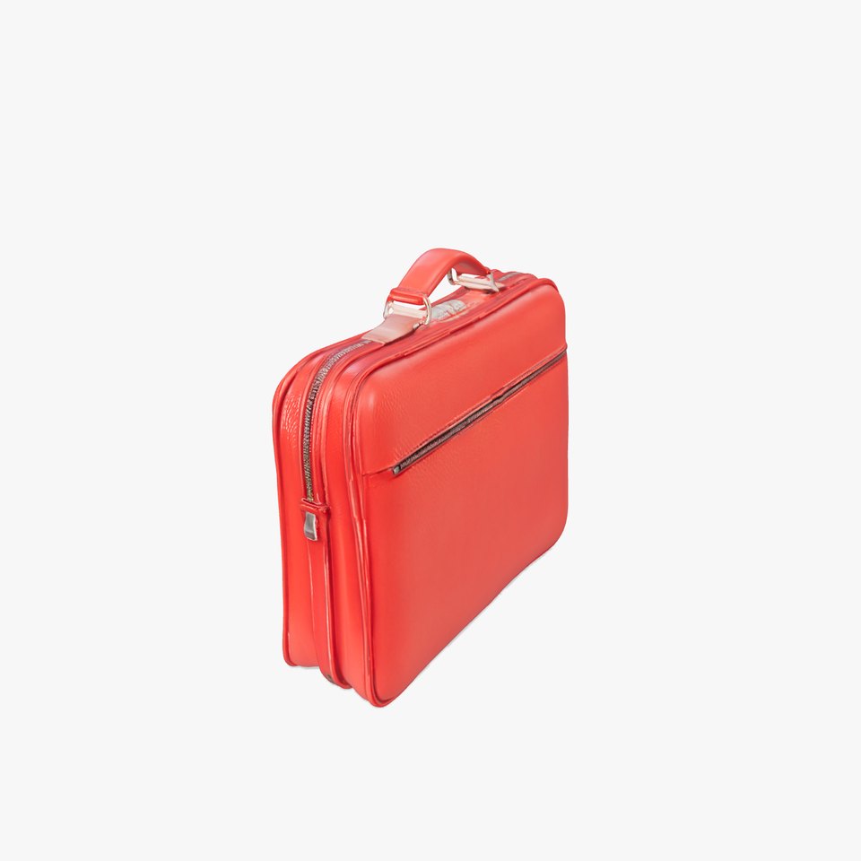 Elegant Red Briefcase model pack
