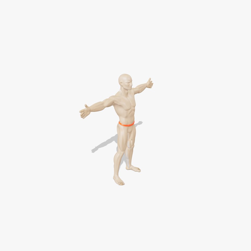 Tan Plastic Mannequin model pack