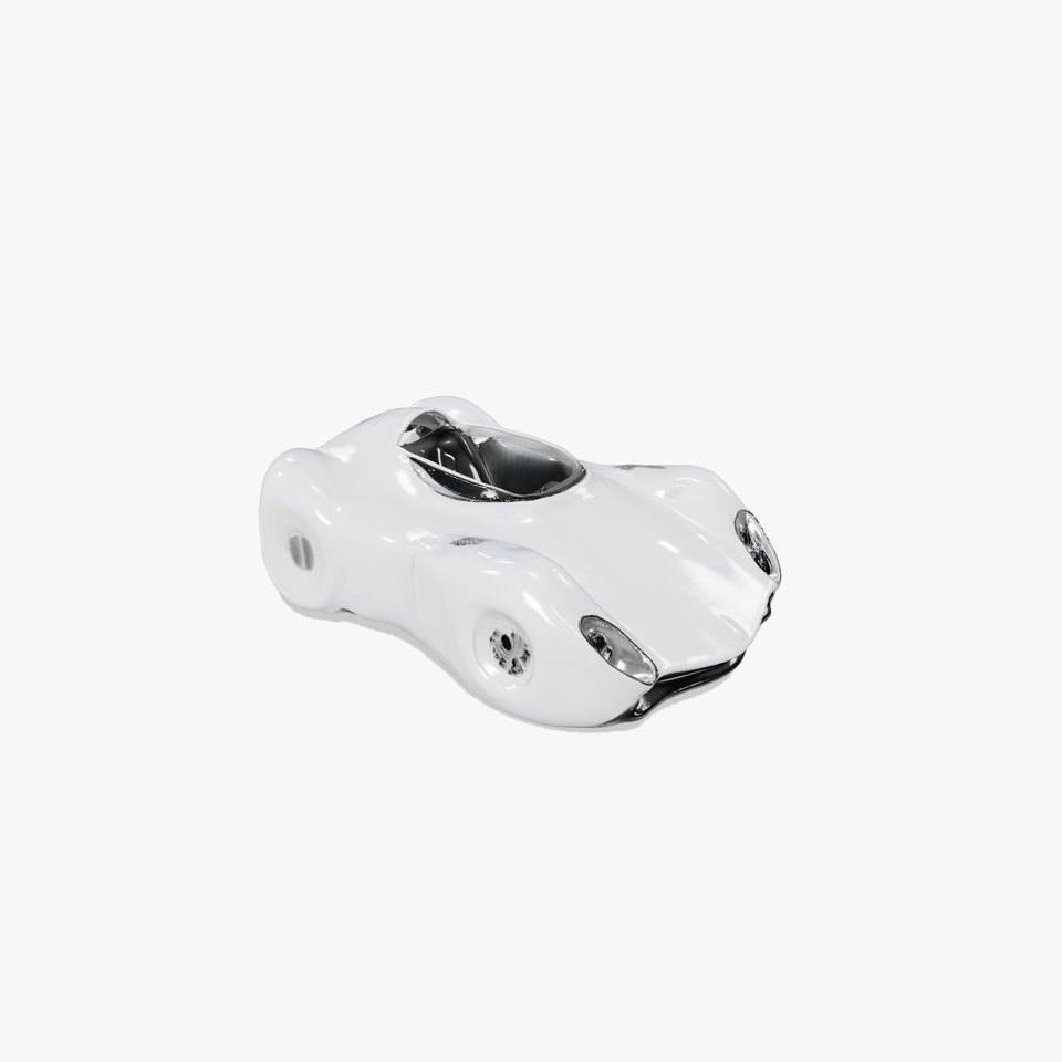 Futuristic Silver Car model pack