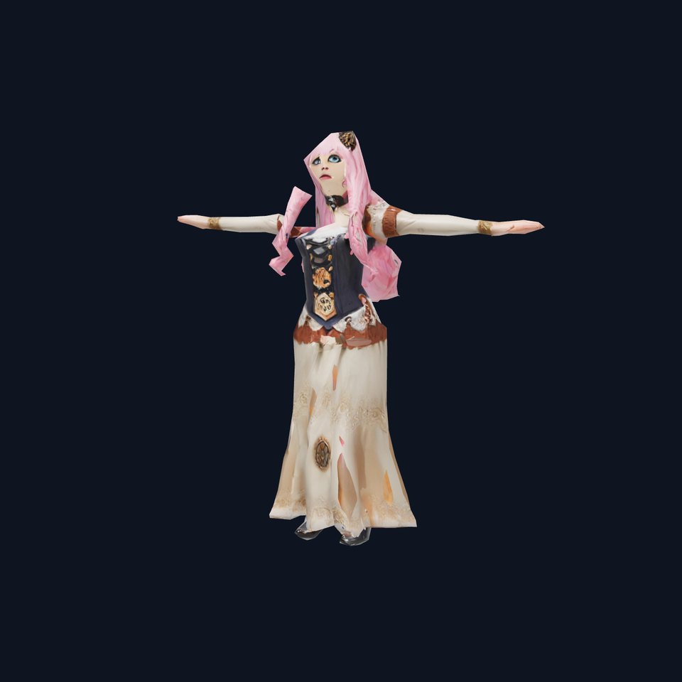 Steampunk Fashion Doll model pack