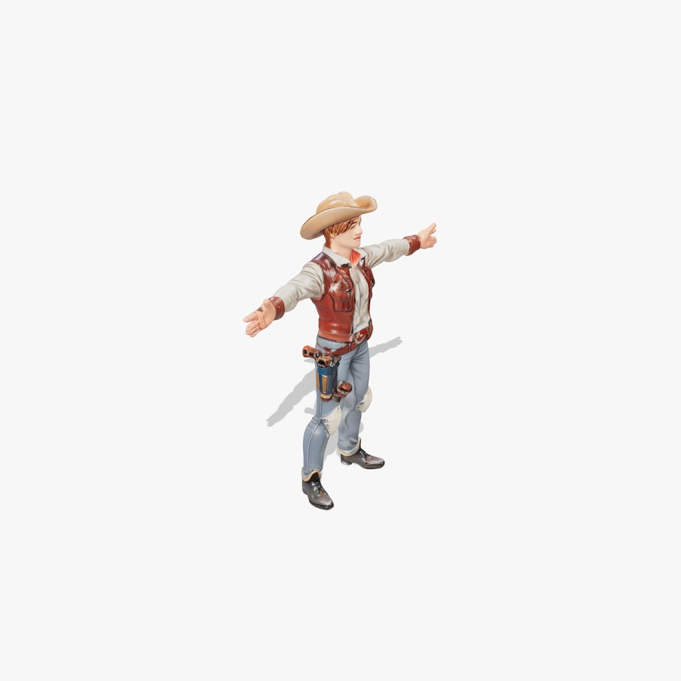 Young Cowboy Adventurer model pack