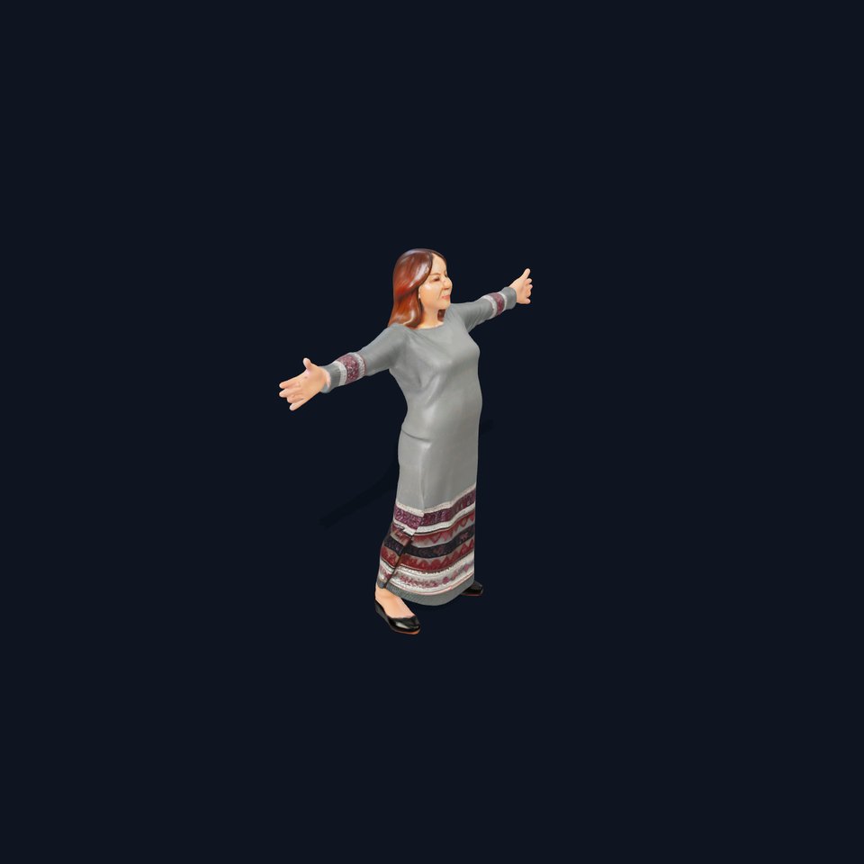 Elegant Knit Dress model pack