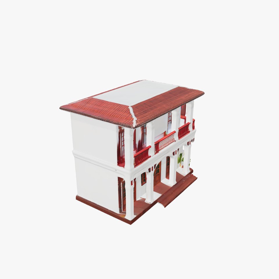 Classic Colonial House model pack