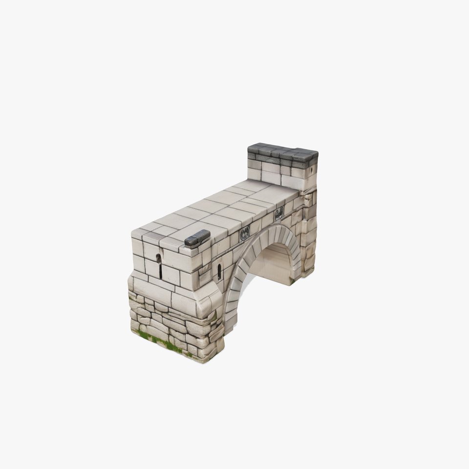 Ancient Stone Bridge model pack