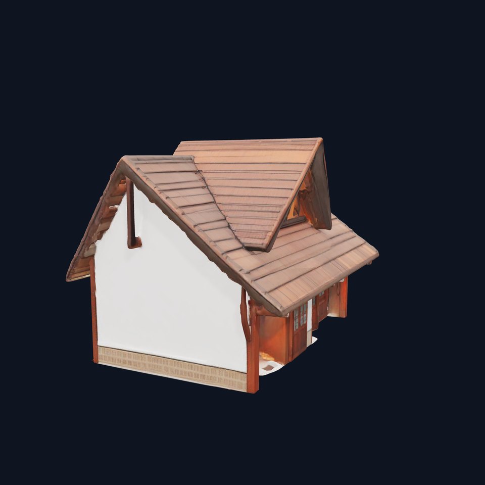 Rustic Wooden House model pack