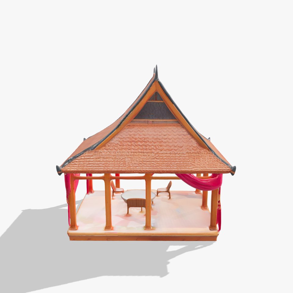 Elegant Thai Pavilion model pack