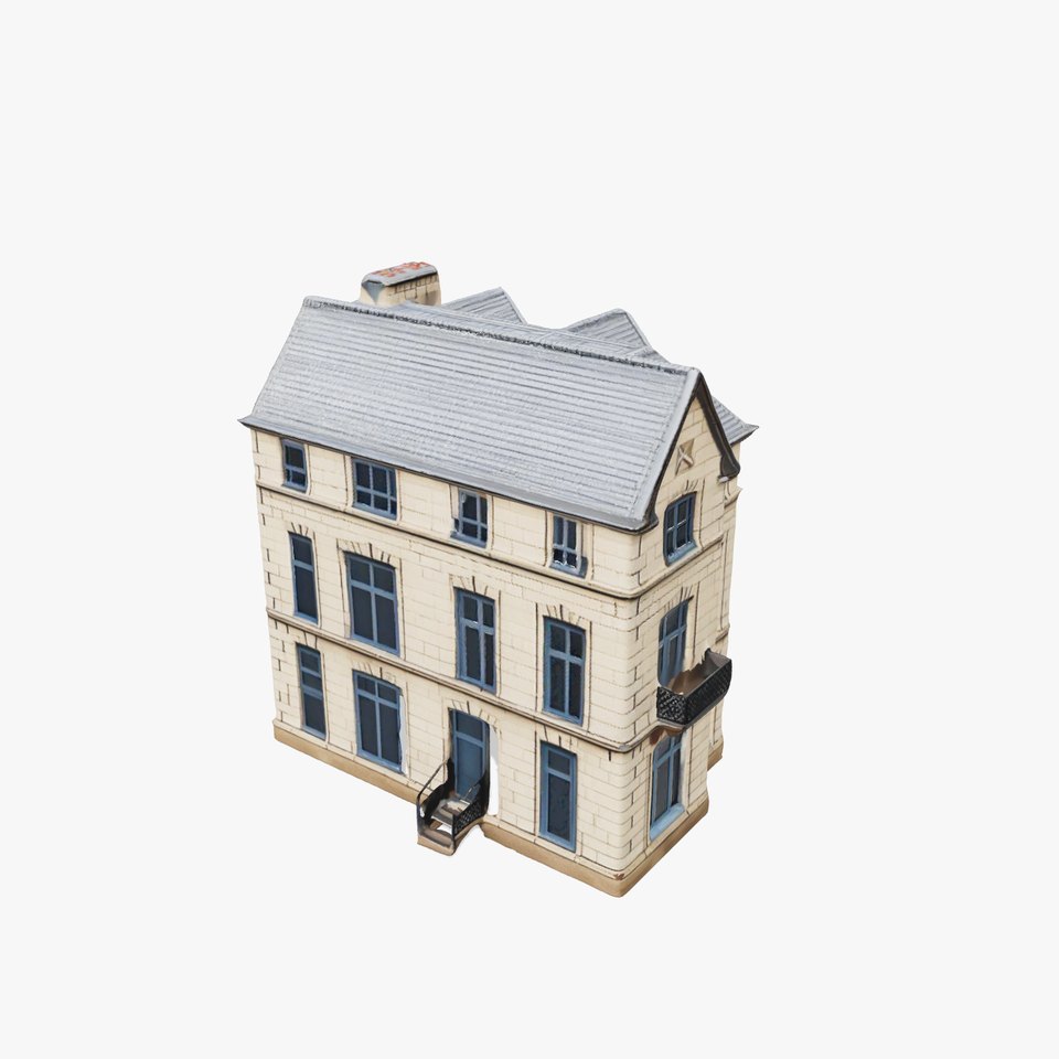 Charming Stone House model pack