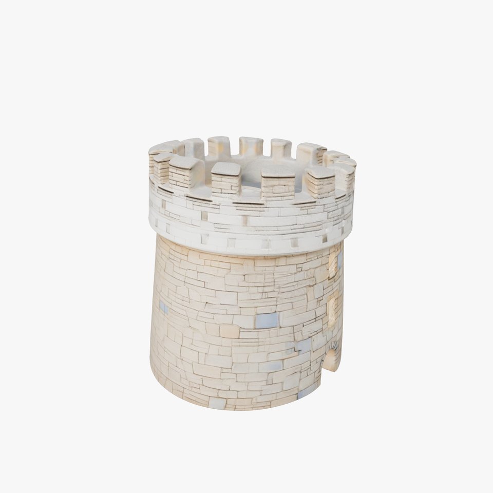 Stone Castle Tower model pack