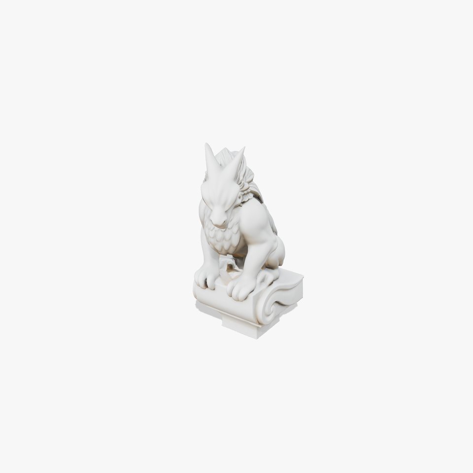Stone Gargoyle Guardian model pack