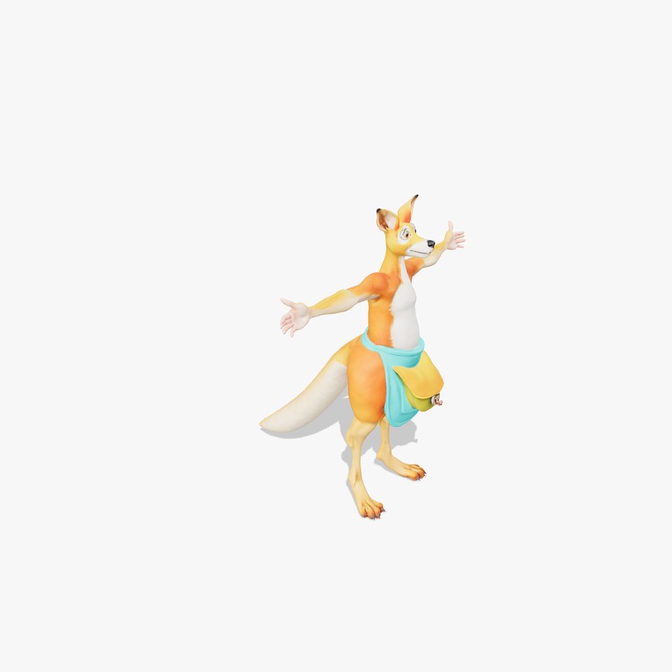 Cheerful Kangaroo model pack