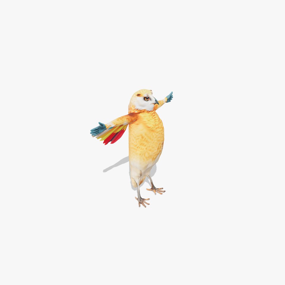 Colorful Owl Hybrid model pack
