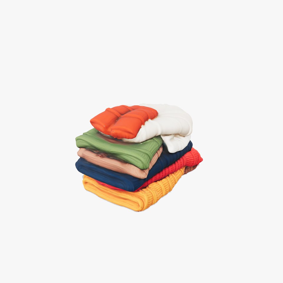 Vibrant Knit Fabric model pack