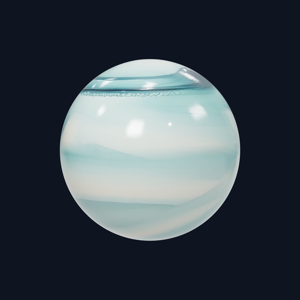 HQ PBR Textures Set Abstract Swirled Ceramic Glossy