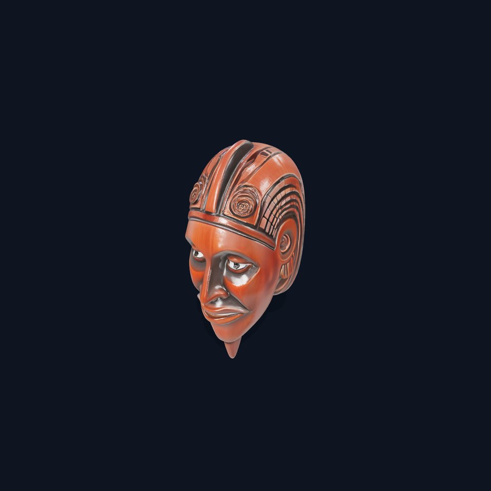 Elegant Tribal Mask model pack